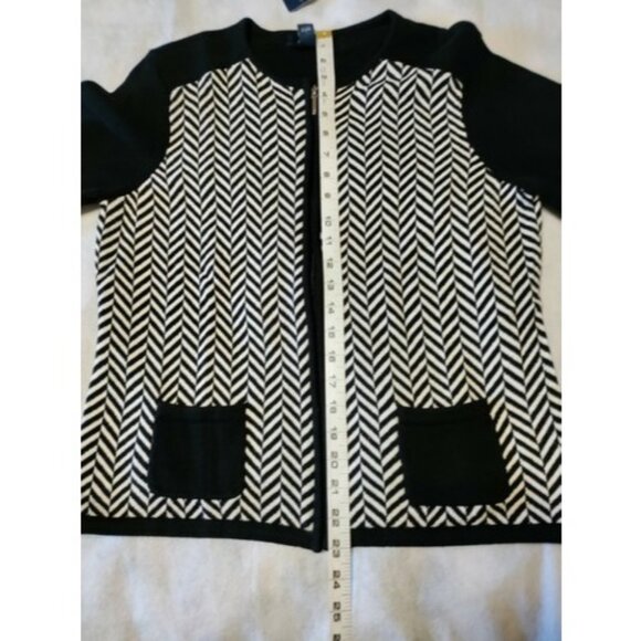 CHAPS Cardigan Sweater Sz PXL Petite XL Full Zip NWT - Picture 9 of 10